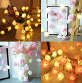 LUCES NAVIDEÑAS modelo de rosa (3M+20 Lights) - LU3673