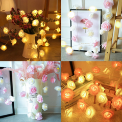 LUCES NAVIDEÑAS modelo de rosa (3M+20 Lights) - LU3673