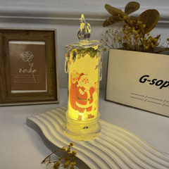 Vela electrónica navideña de gran tamaño - LU3264