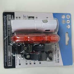 LAMPARA PARA BICICLETA DELANTERA Y TRASERA - M323-1G-7