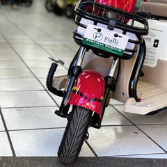 Triciclo Eléctrico Pialli 48 Roja con Blanco