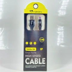 CABLE DE CARGA RAPIDA PARA IPHONE LYZON - CBI5A5