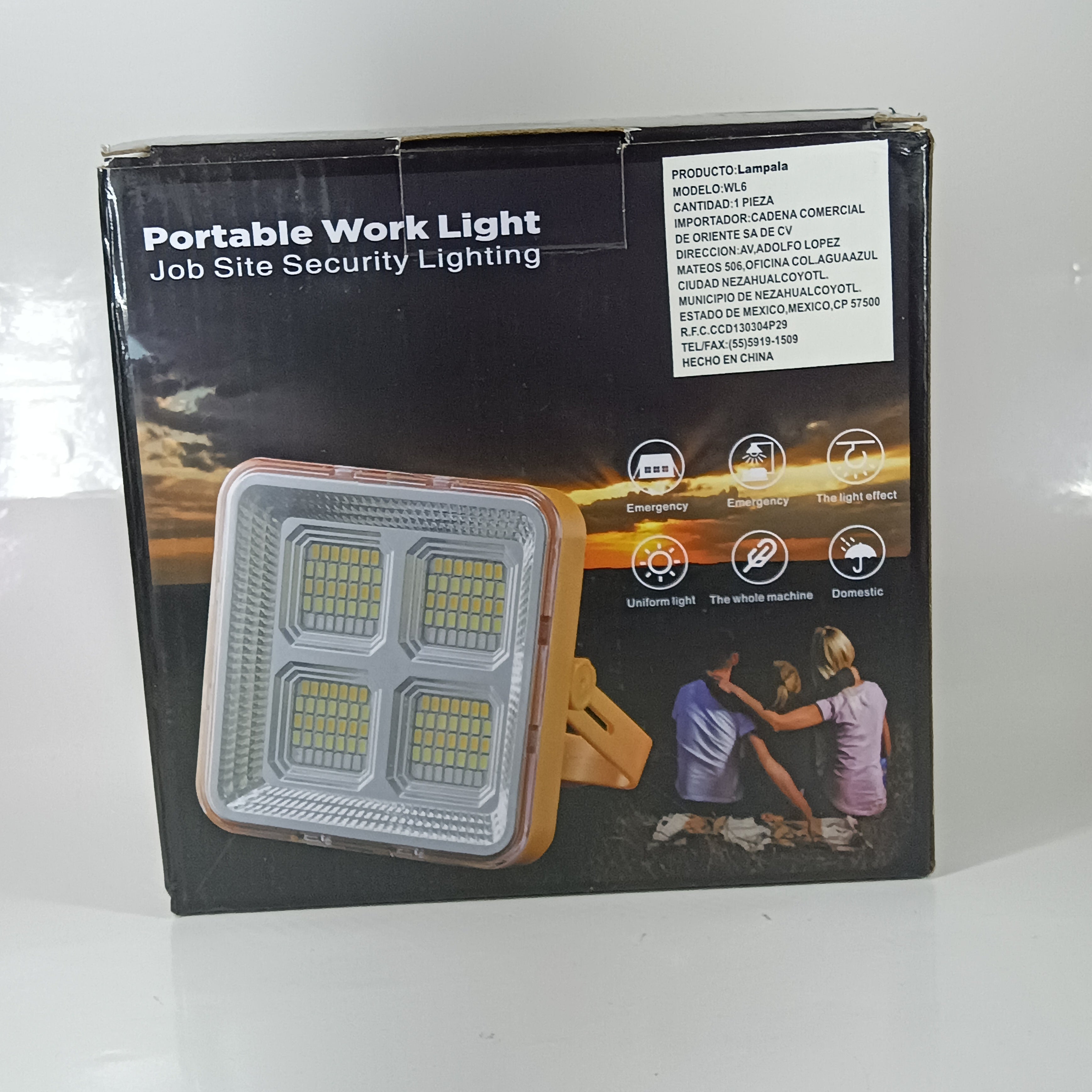 REFLECTOR RECARGABLE Y SOLAR - WL6