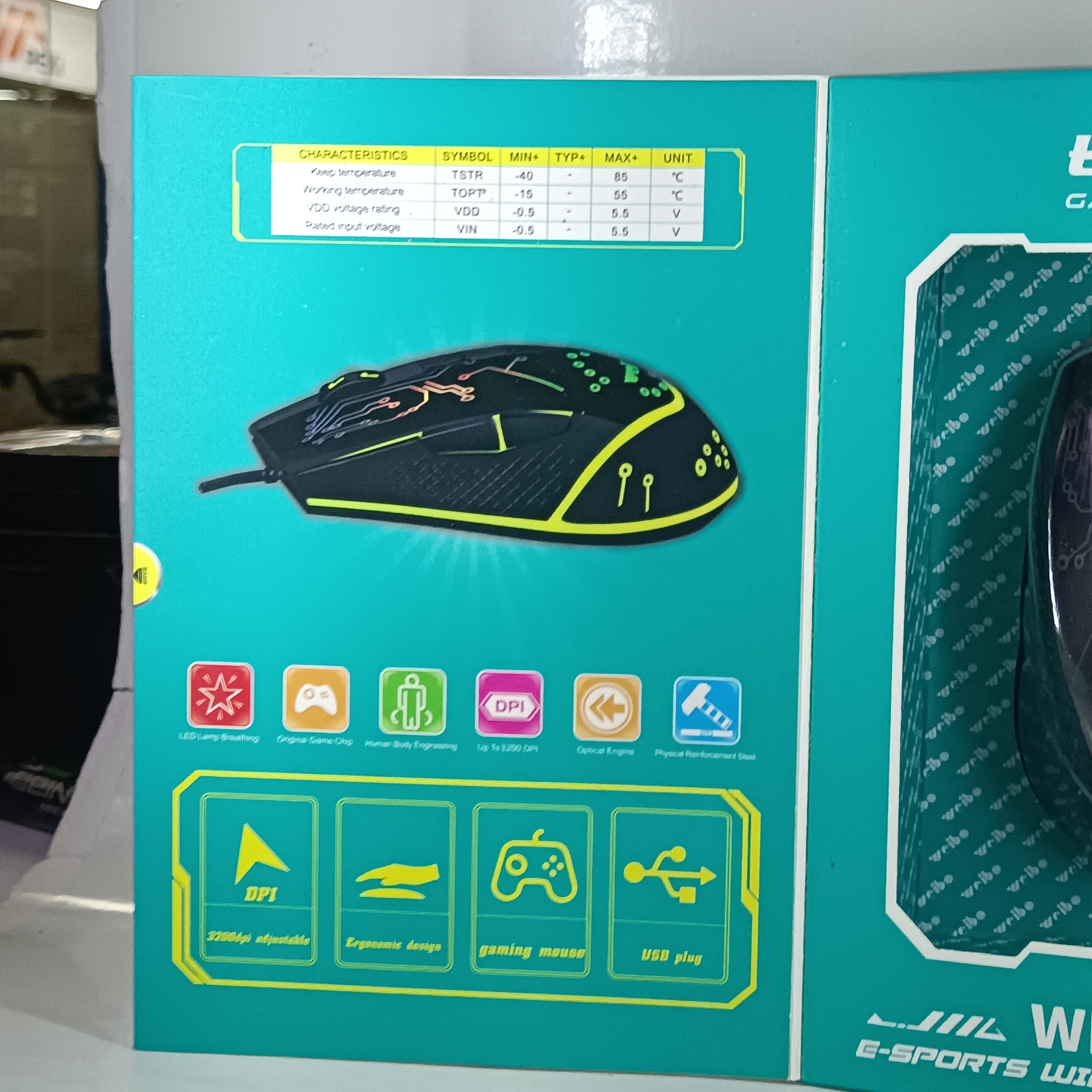MOUSE CON CABLE USB - WB-915