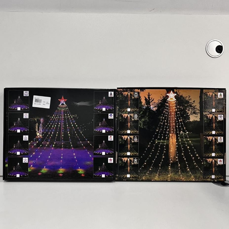 2M Navidad con dibujos animados decoraciones colgantes cascada de luces - LU3576