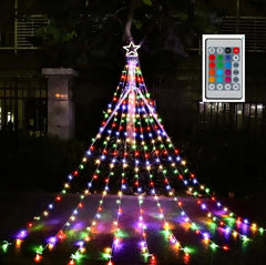 2M Navidad con dibujos animados decoraciones colgantes cascada de luces - LU3576