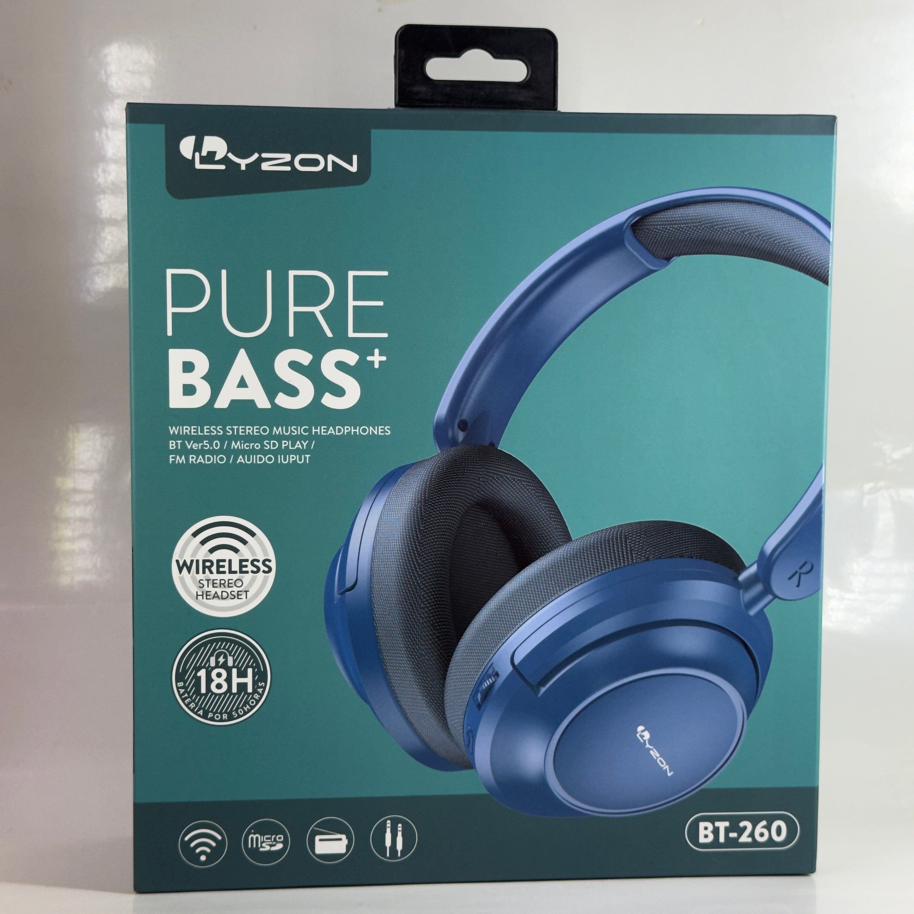 AUDIFONO BLUETOOTHE DE CASCO LYZON - BT-260