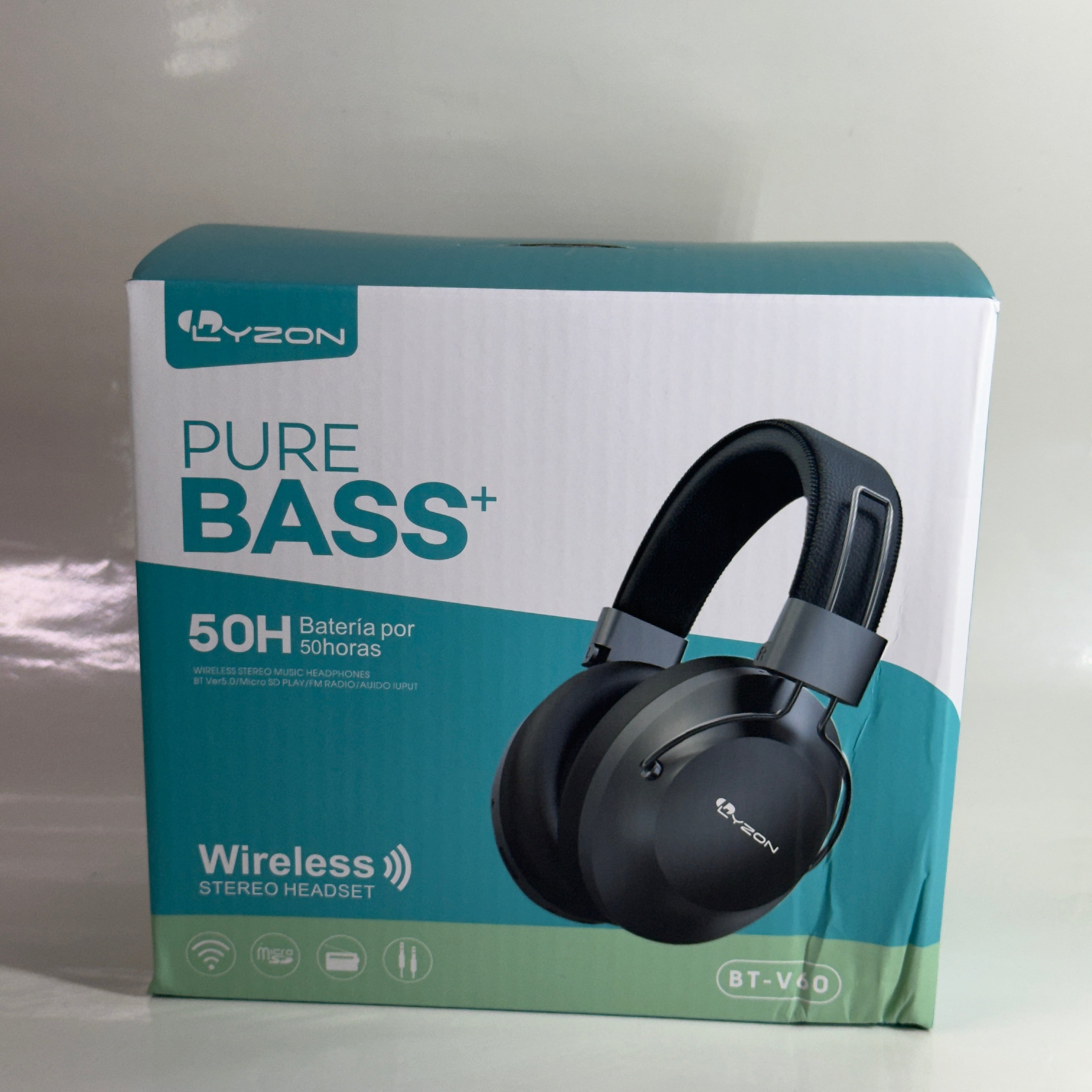 AUDIFONO BLUETOOTH DE CASCO LYZON - BT-V60