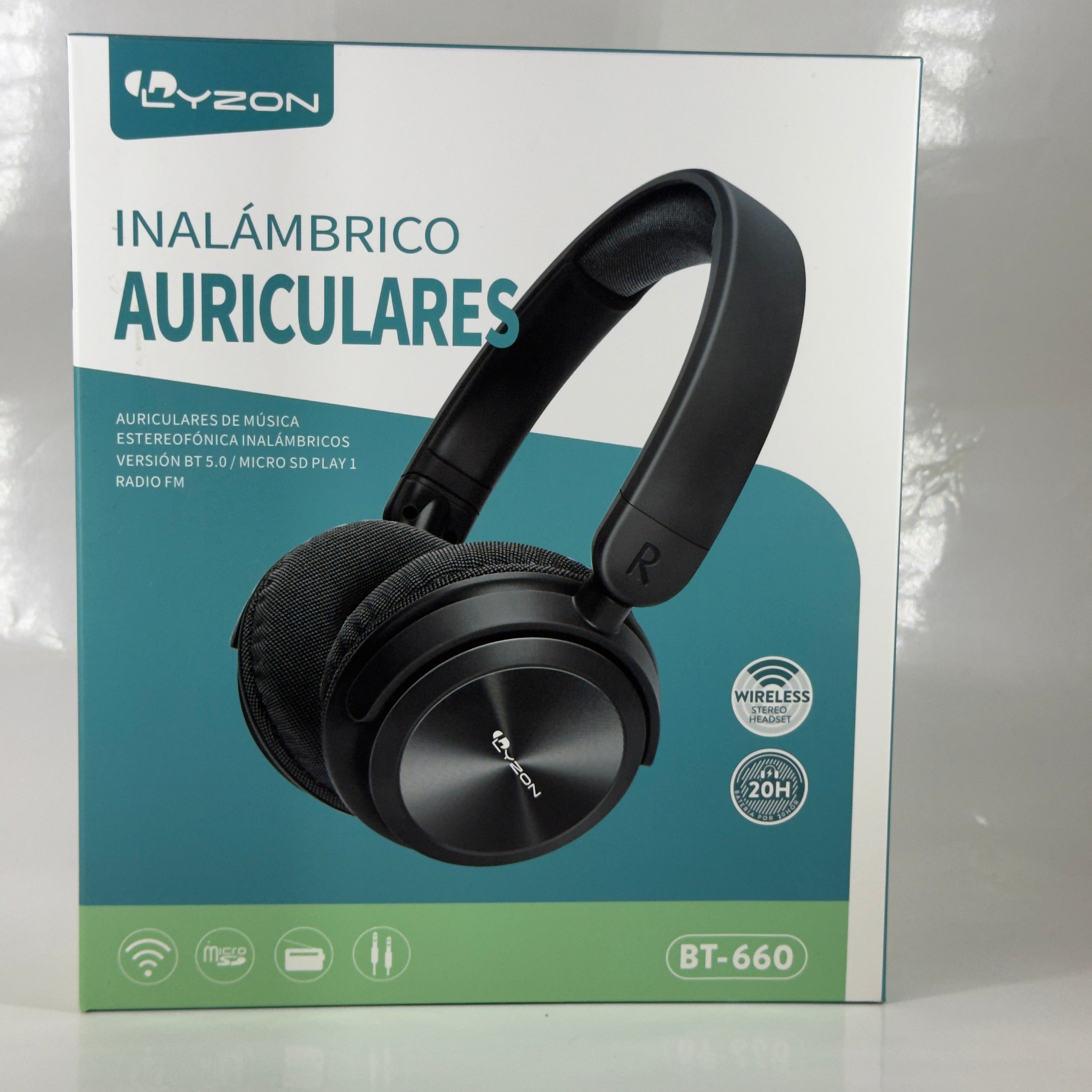 AUDIFONO BLUETOOTH DE CASCO LYZON - BT-660