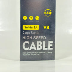CABLE DE CARGA RAPIDA V8 LYZON  - CBV8A5