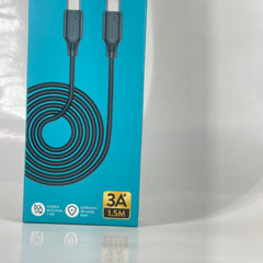 CABLE DE CARGA RAPIDA DOBLE TIPOC LYZON - CBC100